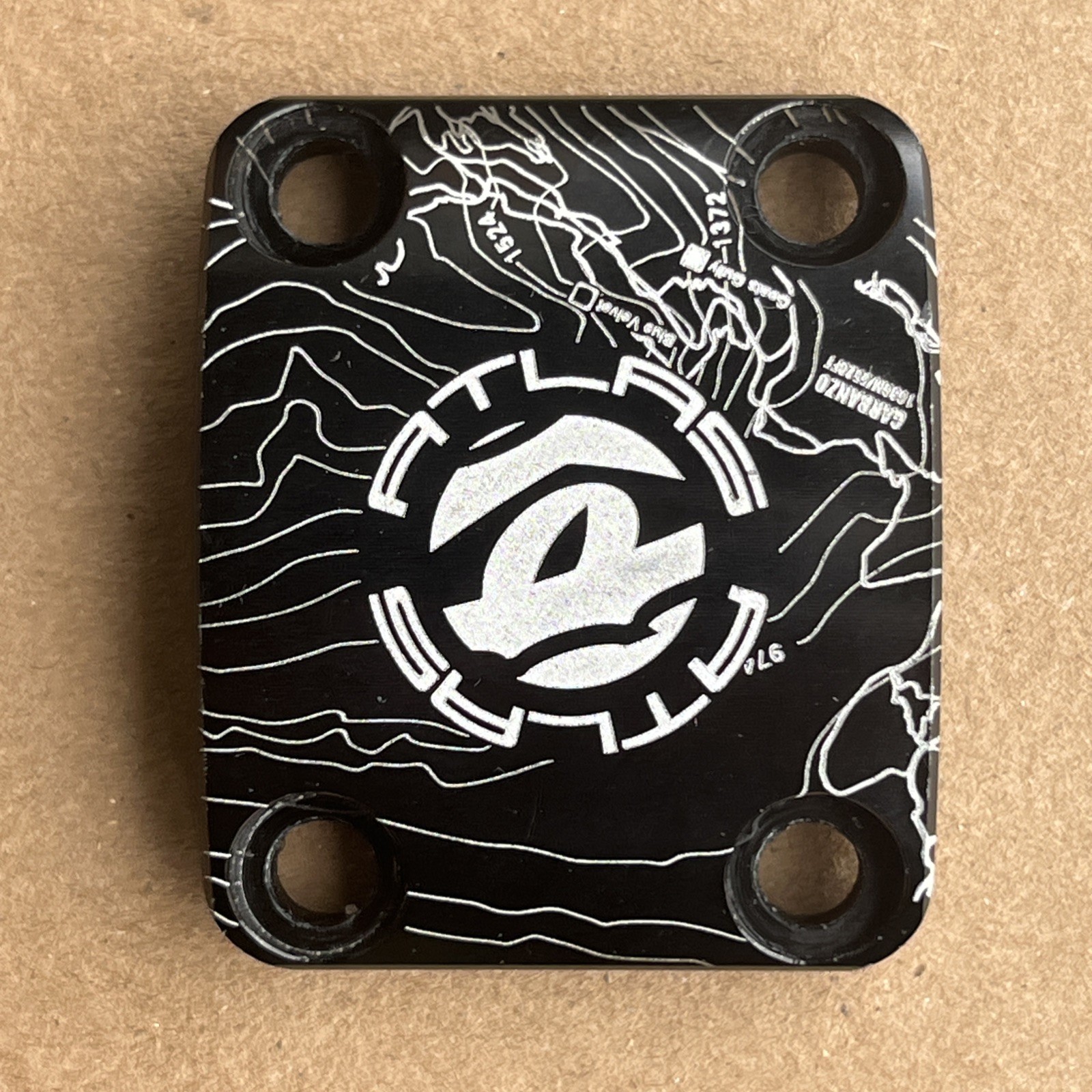 Race Face Atlas 31.8mm Black Face Plate – Face Plate Only / No Bolts