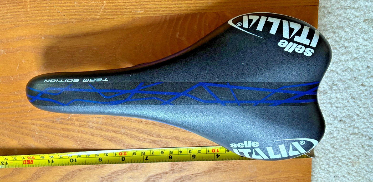 Selle Italia Team Edition Saddle 132mm Carbon Rails Blue/black Pro Team