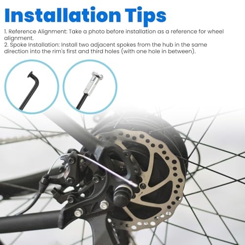 12pcs 290mm/11.4inch Stainless Steel Spokes Mountain Bike/Road Bike Steel 14G