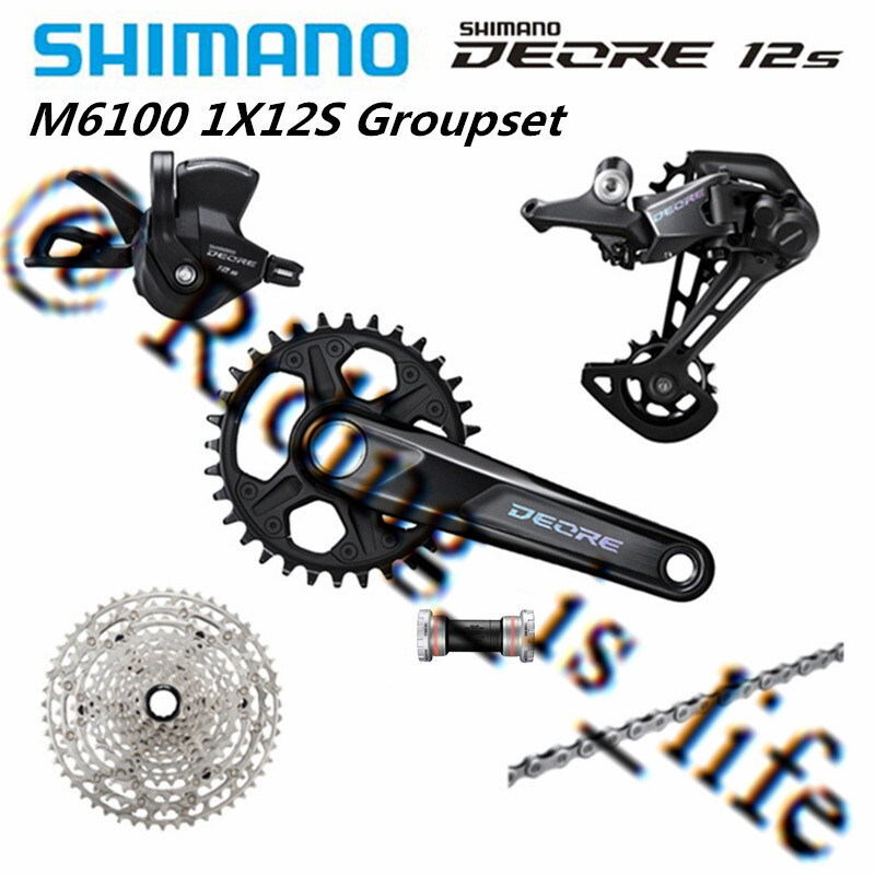 New SHIMANO Deore M6100 1×12-12 Speed Groupset FC-M6120-1 Boost 51T M6100 Brake