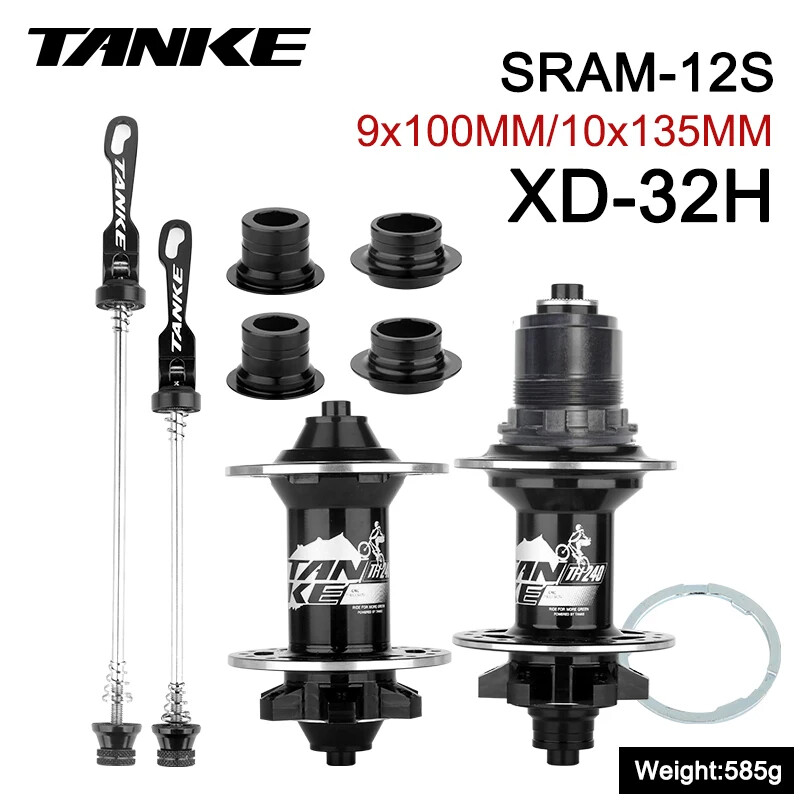 Mountain Bike Disc Brake Sealed Bearing Hub 6 Claw 108 Clicks 32H Quick Release