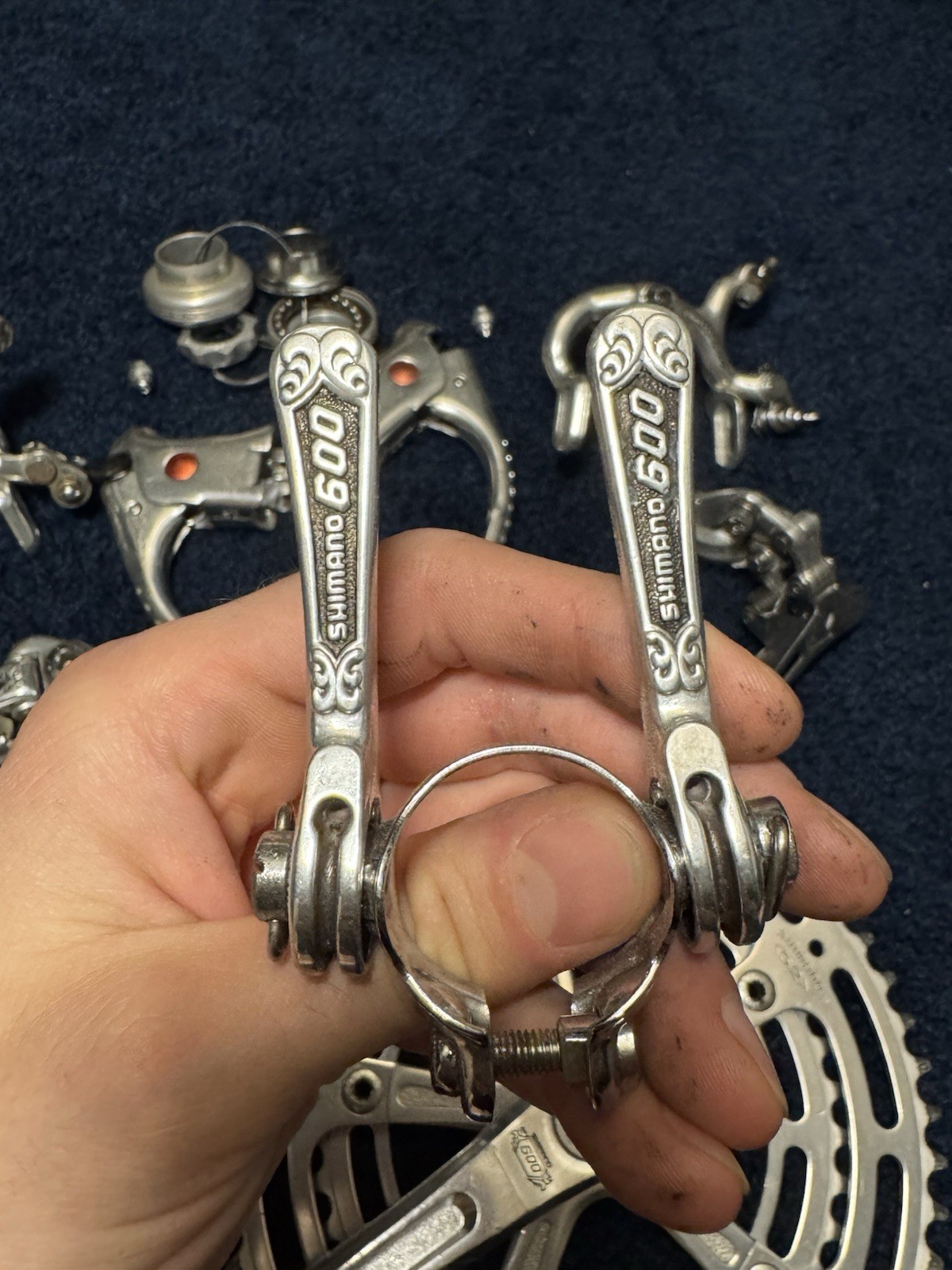 Shimano 600 Arabesque Groupset Crankset, Derailleurs, Shifters, Brakes, Headset