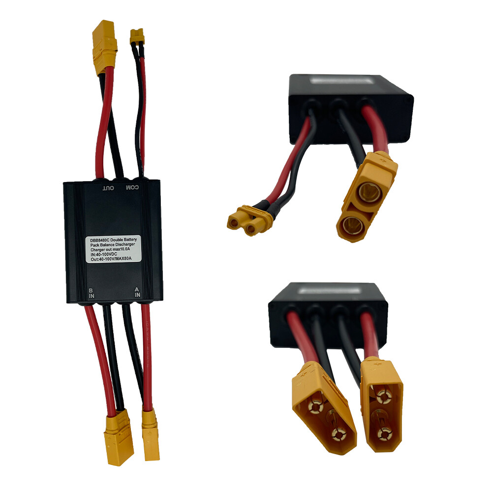 20V-72V 20A /30A /40A Ebike Dual Battery Discharge Converter Adapter Module