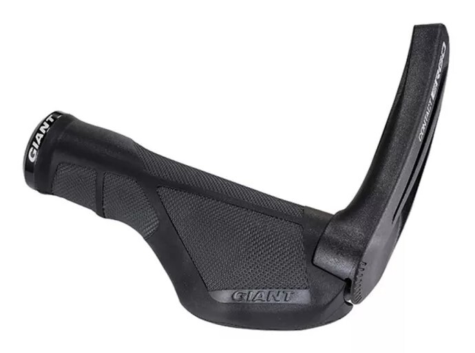 GIANT ERGO MAX PLUS LOCK-ON GRIPS BLACK / GRAY NEW 190000113