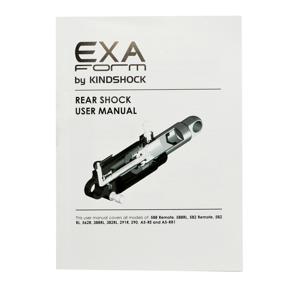 KIND SHOCK EXAForm 588RL Dual Air Rear Shock With Lockout ,165X38mm