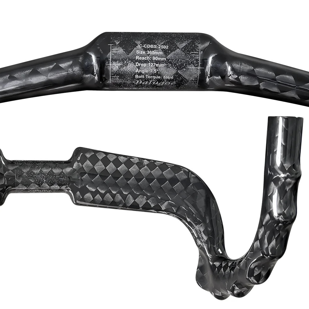 Professional Carbon Fiber Track Fixed Ratio Racing Bike Handlebar 31.8mm