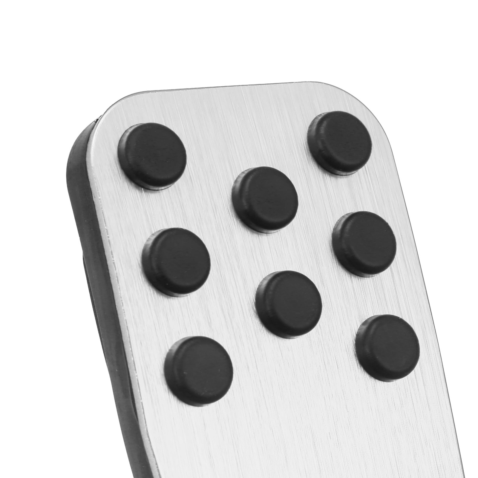 X AUTOHAUX 1 Set Anti Slip Aluminum Alloy Brake and 6.10″x2.05″, Silver Tone