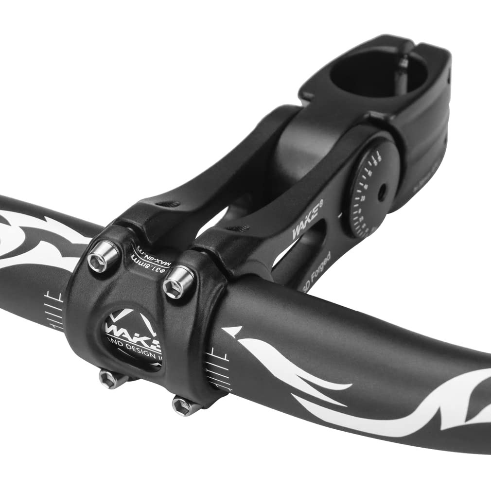 Adjustable Bike Stem 31.8mm 25.4mm ±90° Riser for MTB Road BMX City Bicycle 90-1