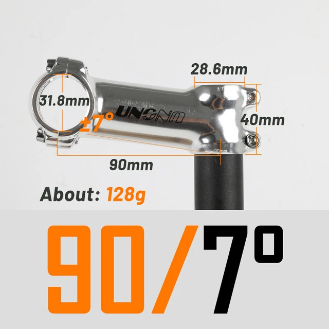 Ultra Light Bicycle Stem 7/17/35 Degree 60-130mm Mountain Road Bike Handle Stem