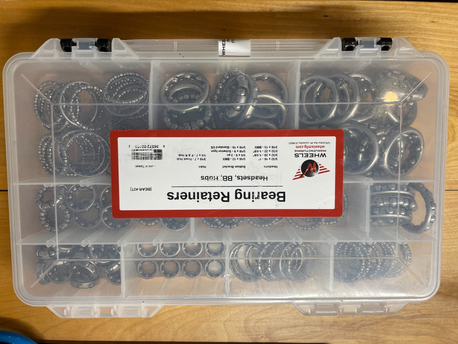 Wheels Manufacturing Bearing Retainer Kit, 120 Pieces
