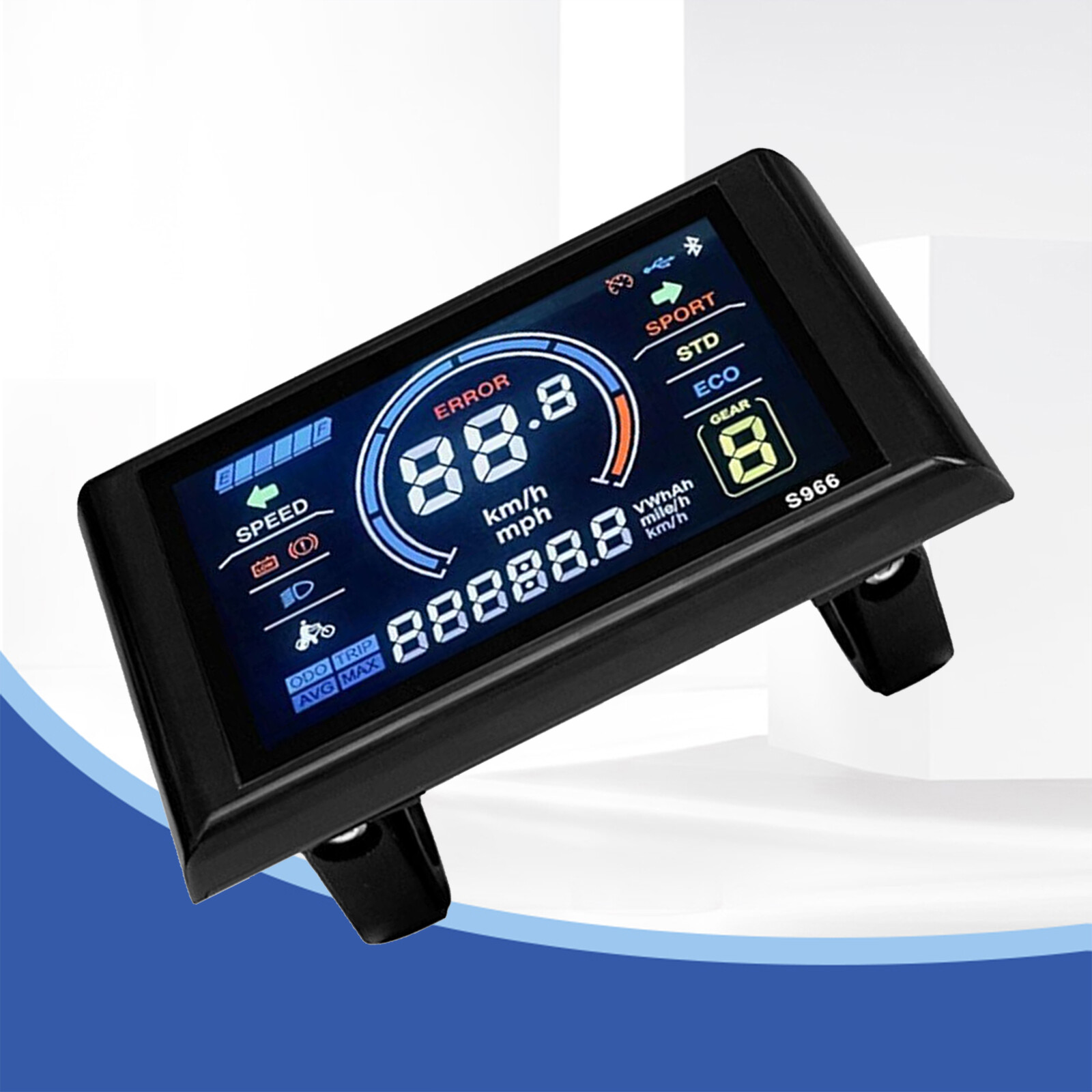 24-72V E-bike Electric LCD-S966 Colorful Display Control Panel Agreement No.2.