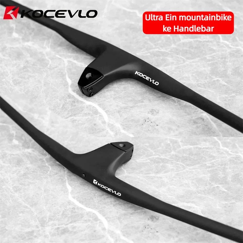Full Carbon Fiber Integrated Mountain Bike Handlebar -17 Degree 50-90mm Stem