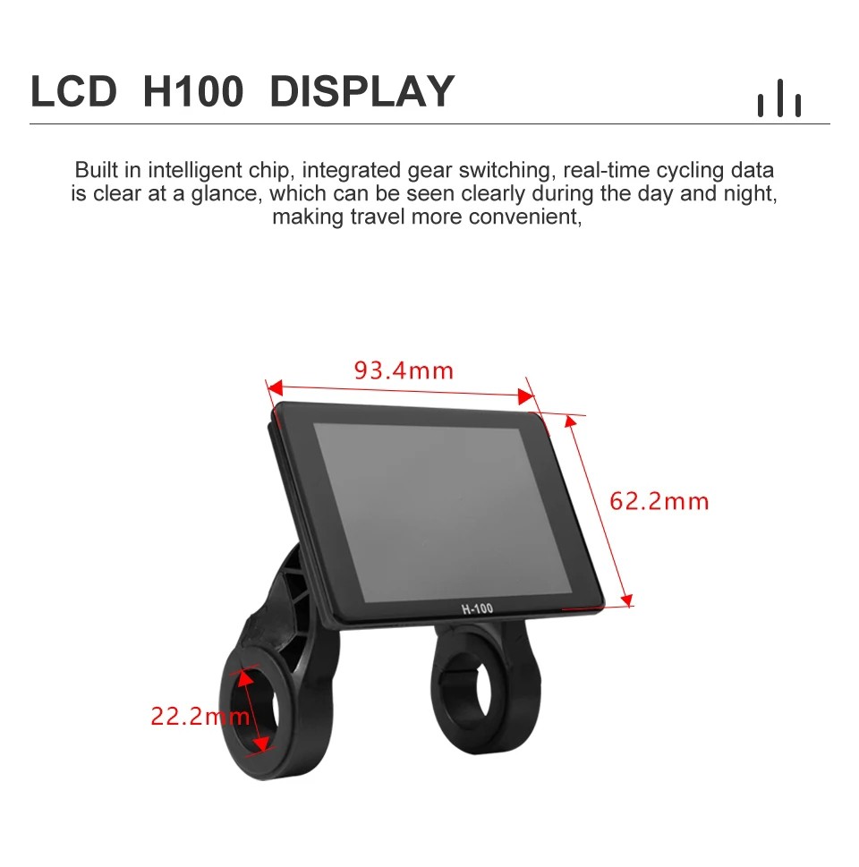 E-Bike 48V-72V 1000W-3000W 60A Dual Mode Sine Wave Controller w/ Display SM Plug