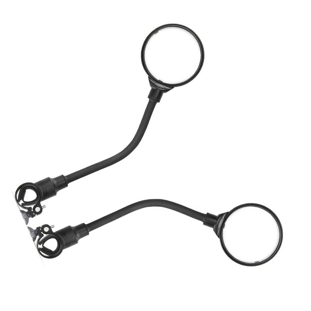Black Mountain Bike Rearview Mirror – 38x9x3cm Adjustable Handlebar Mirror