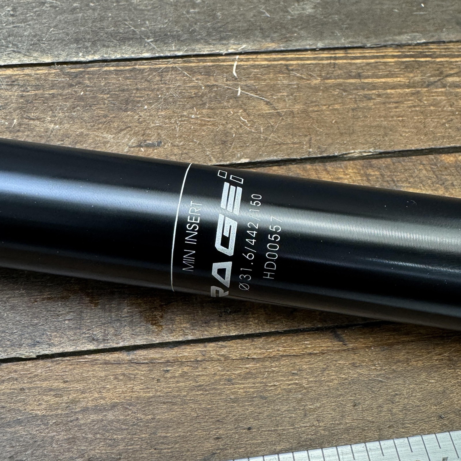 KS Rage-i Dropper Seatpost 31.6mm 442mm 150mm Travel Black MTB Kind Shock 31.6