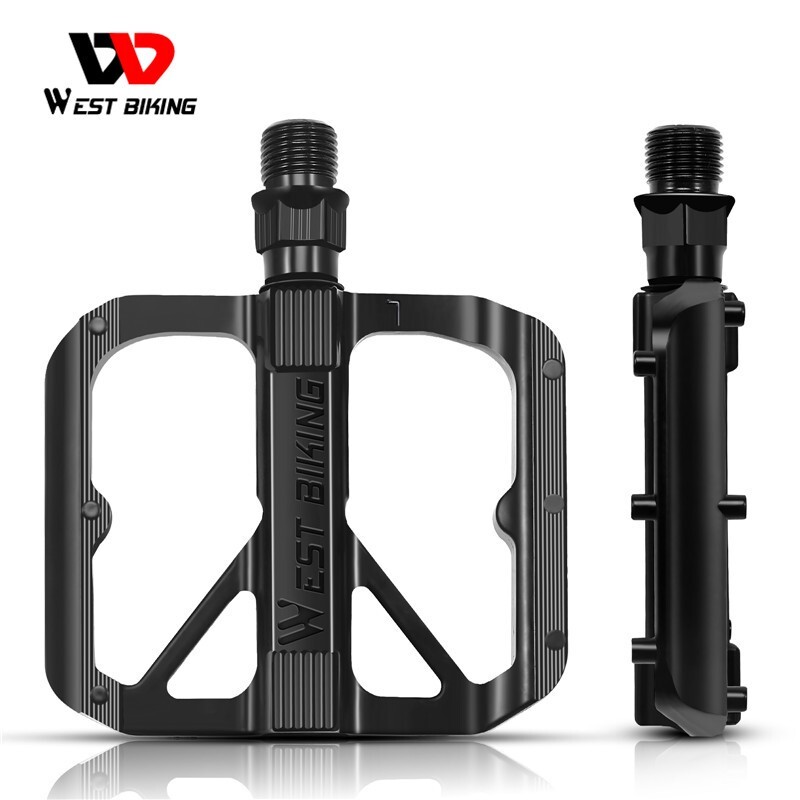 Bicycle Flat Pedals Ultralight Aluminum DU Bearing MTB Bike Pedals Cycling Pedal