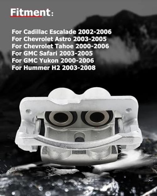 Front Right/Rear Left Disc Brake Caliper Assembly Front Right[18-B4728]