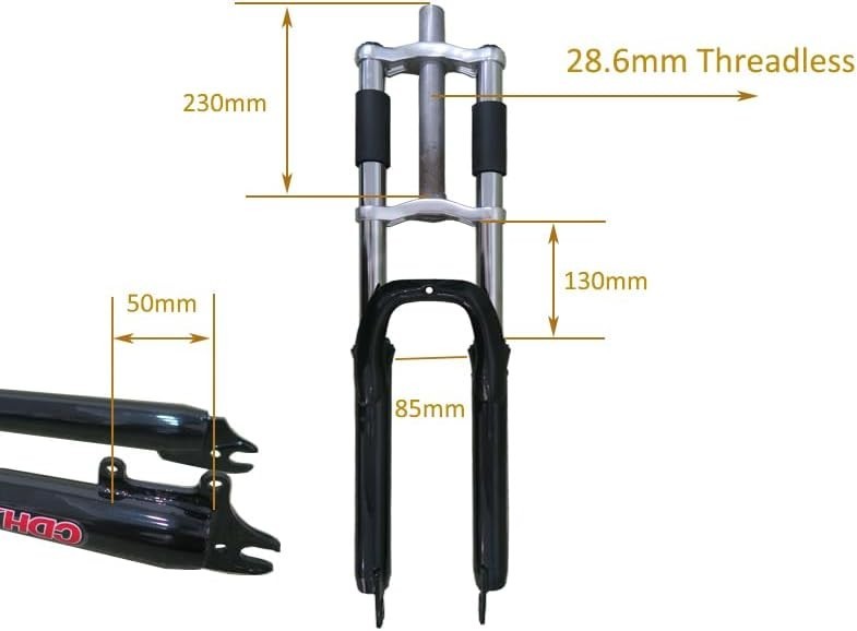 CDHPOWER 26″ Mag Wheel Set Rims & Bike Fork & 56T Sprocket-Gas Motorized Bicycle