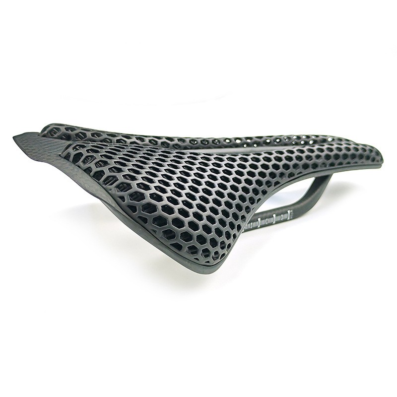 Carbon Fiber Bicycle Saddles 3D Printed/EVA Leather Bike Seat Cushion 250*140mm