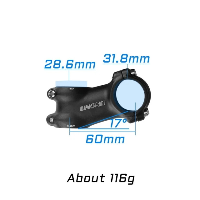 MTB Bike Stem -7° 17° 35° 31.8mm Aluminum Ultralight 60-130mm Road Stem