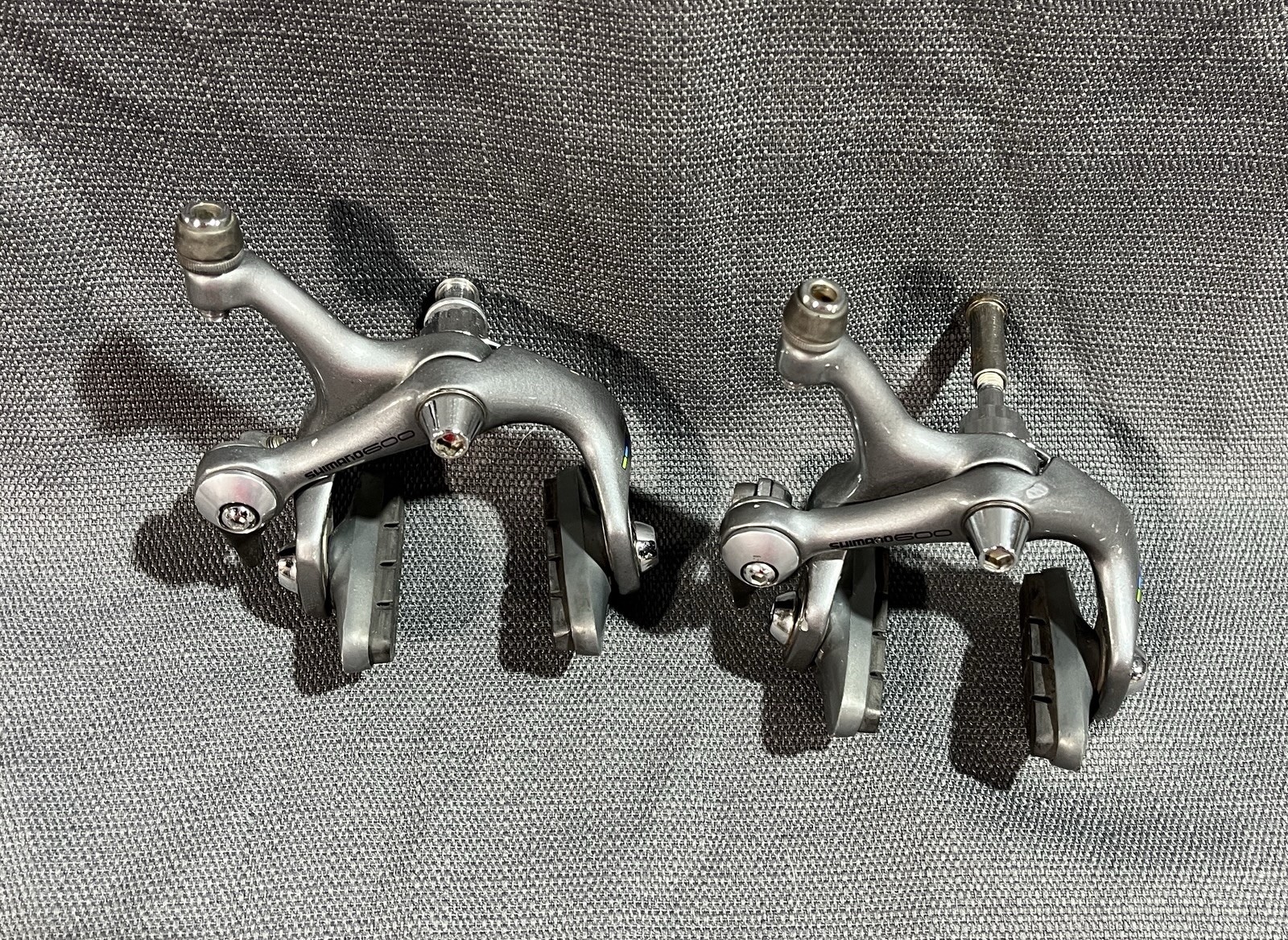 Shimano 600 Ultegra BR-6400 SLR Tri Color Rim Brake Calipers Front Rear Road