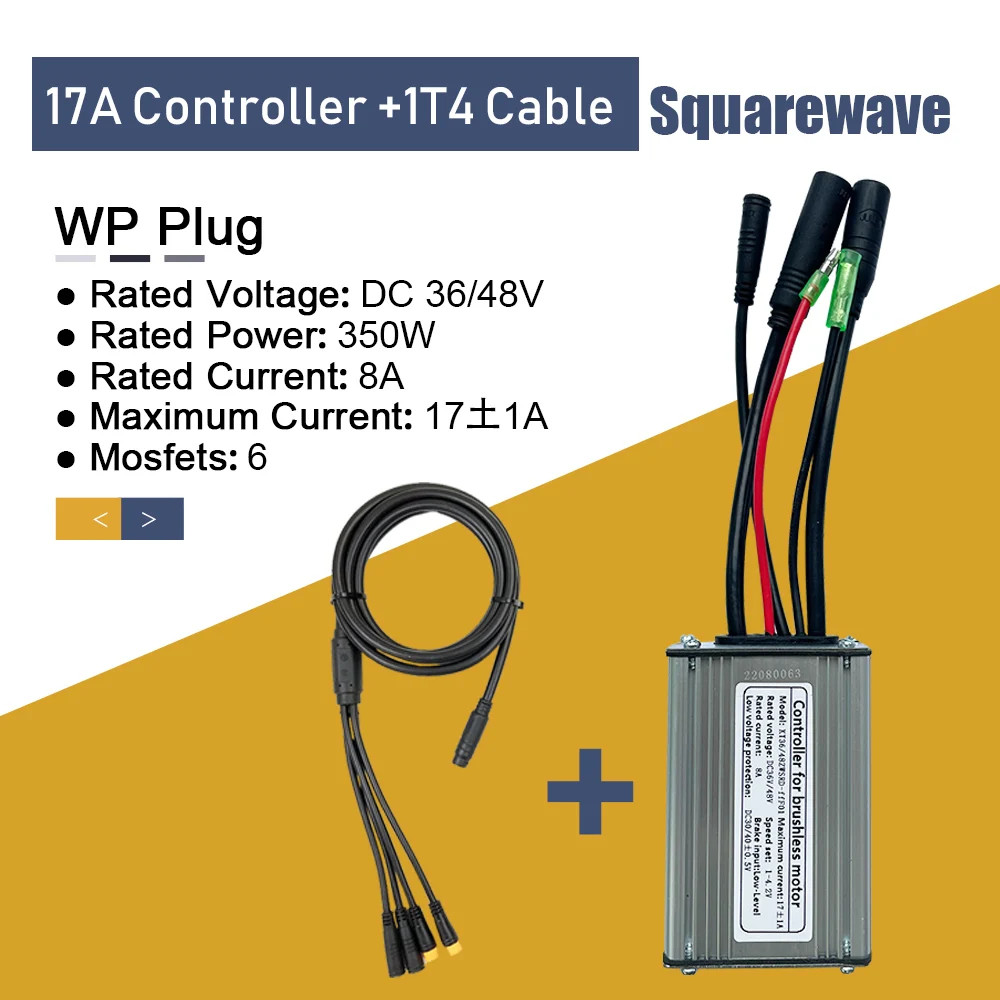 Electric Bike Controller 36V 48V 15A-30A All Waterproof Brushless 250W-1000W