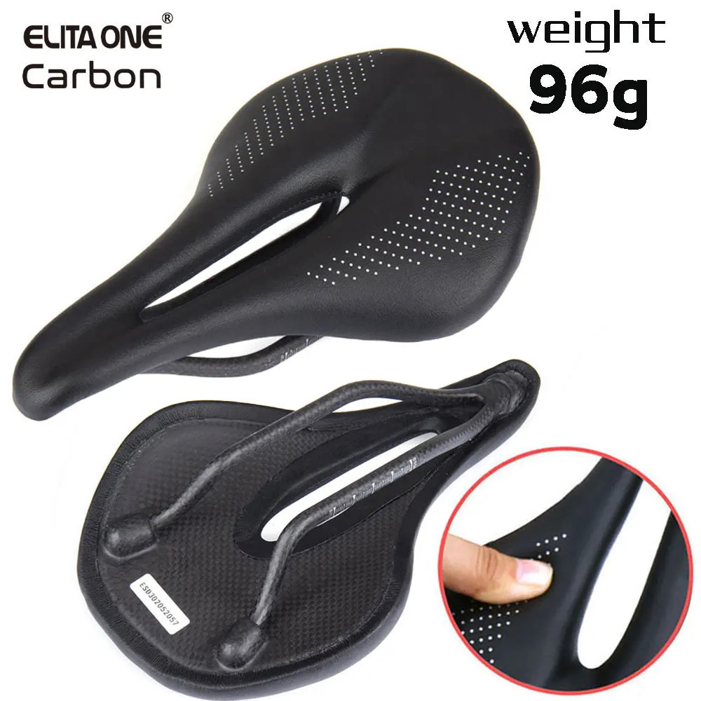 Super Light Carbon Saddle 240X143/155Mm 96G MTB Road Bike Leather Cushion Cyclin