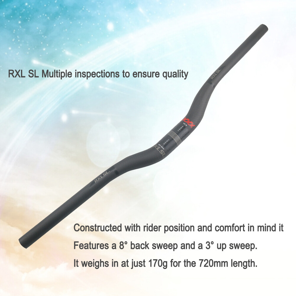 Mountain Bike MTB Handlebar 31.8 Flat Riser Bars for MTB Bicycles Carbon Fiber