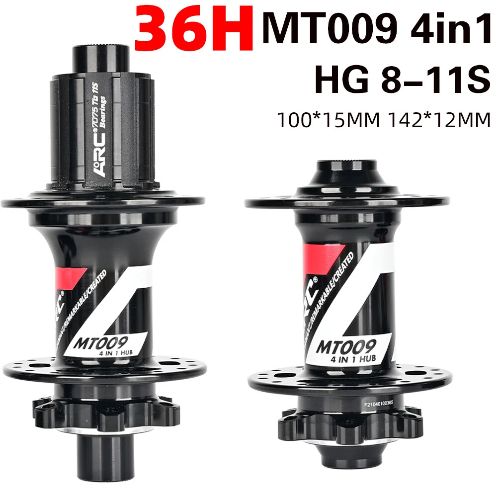 ARC Bicycle Front Rear Hub For HG XD MS Mountain Bike 36 Holes 6 pawl 114T Noise