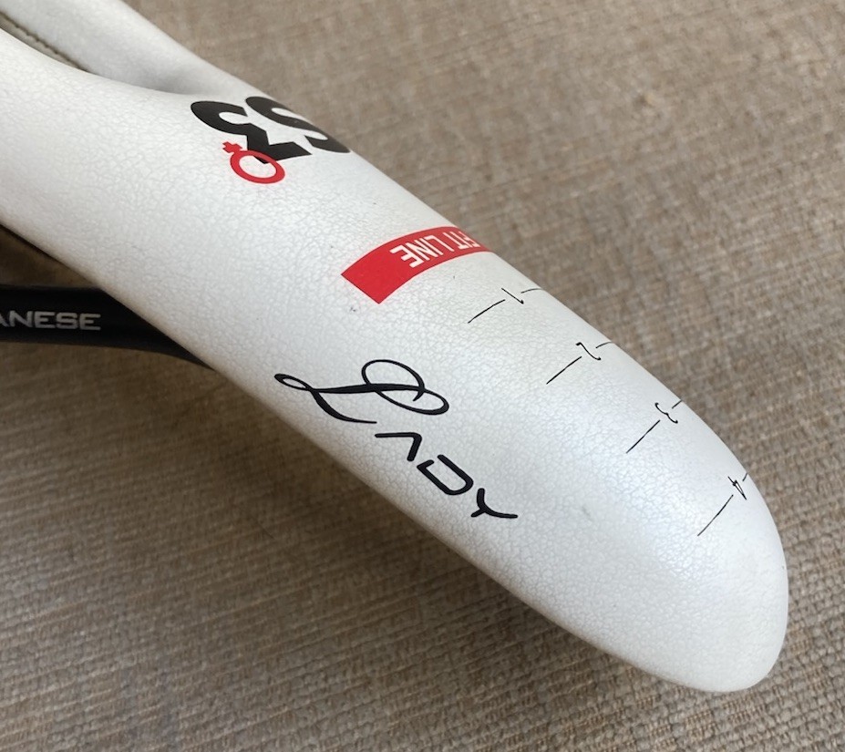 Selle Italia SLR S3 Manganese Railed Test Saddle White Bicycle Road Bike Seat