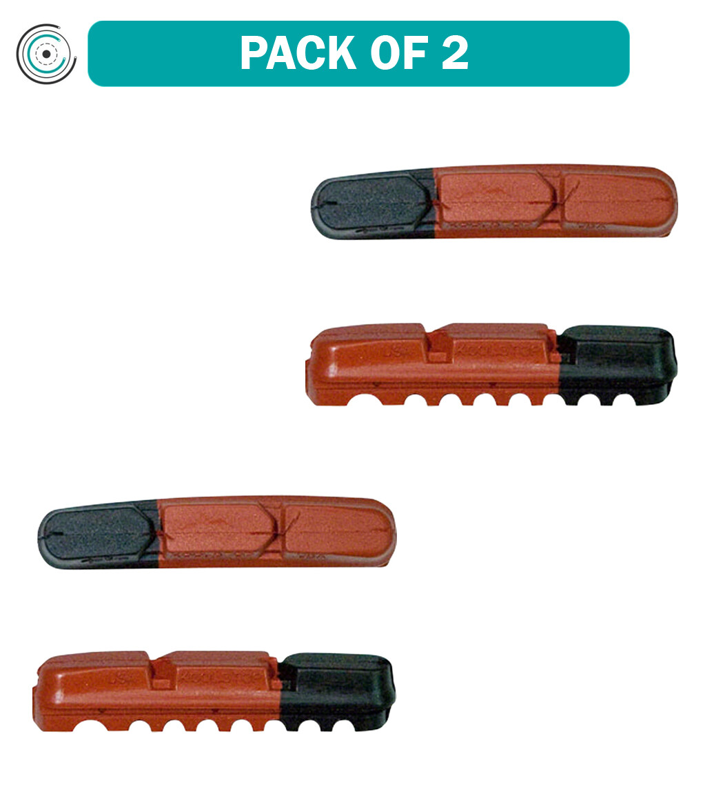 Pack of 2 Kool-Stop Dura 2 Replacement Rim Brake Pad Insert SRAM or