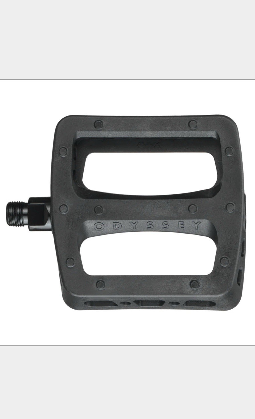 Odyssey Twisted PC Pedals – Platform, Composite/Plastic, 9/16″, Black