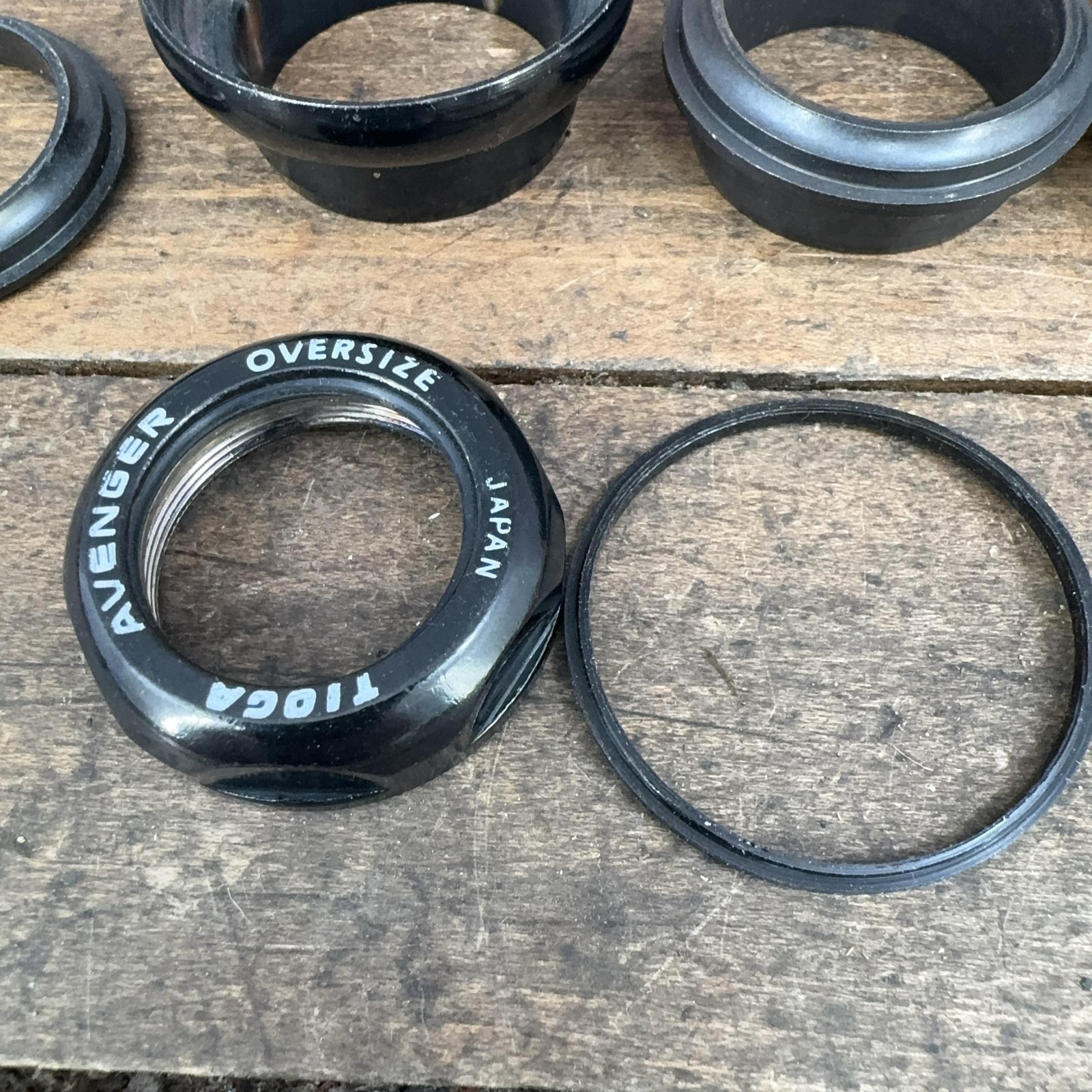 Vintage Tioga Avenger Headset Parts 1 1/8 In Threaded Oversize 34mm Black