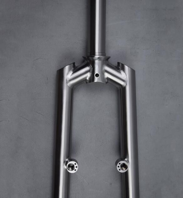Titanium MTB Bicycle Front Fork square crown V brake 1 1/8″ For 26″ Wheelset