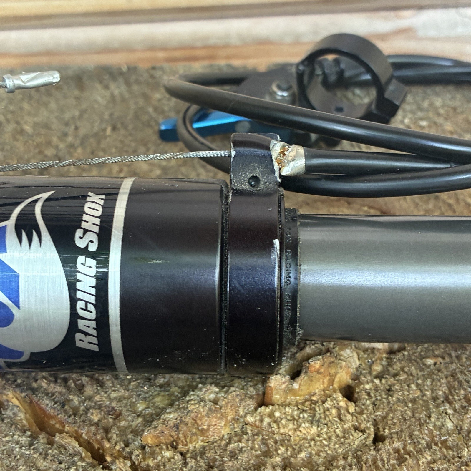 Fox Float RL Rear Shock 6.5” With Remote Lock Out lever Cable And Mounting Band
