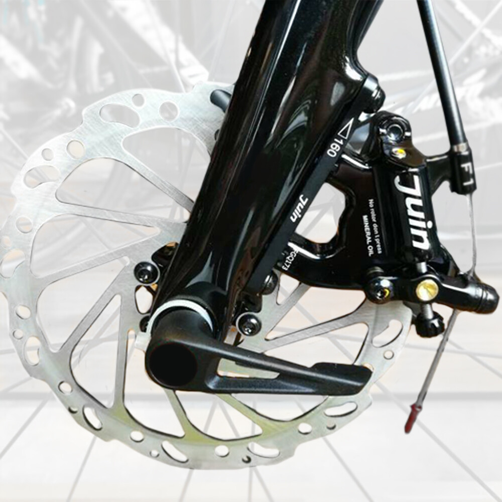JUIN TECH F1 Hydraulic Flat mount Road CX Disc Brake set 160mm w/ Rotor ,Gray