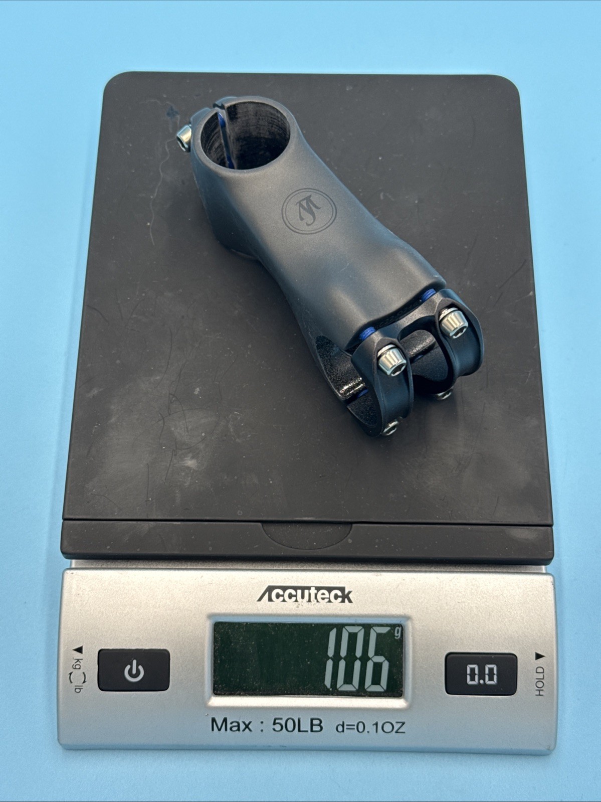 Lightweight GERMANY Bügelhalter SCHWARZ ED 80mm Carbon Fiber 1-1/8″ Stem