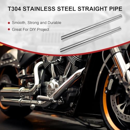 2.5 Inch Universal Straight Exhaust Pipe DIY Custom Mandrel Tube Pipe,2.5» OD