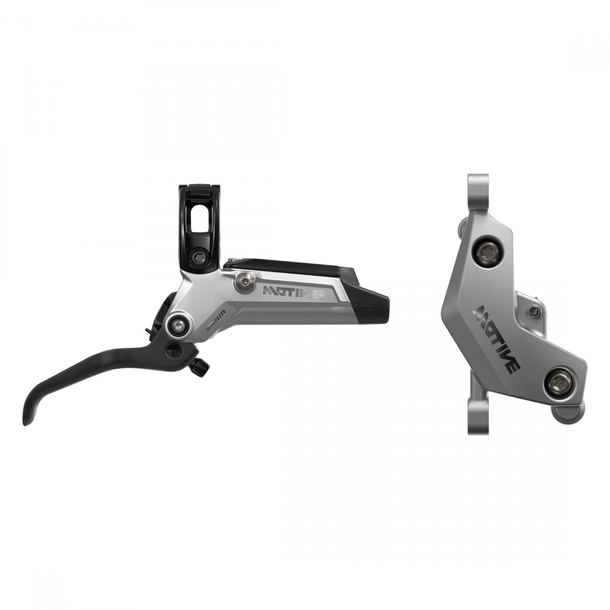 Motive Ultimate A2 MTB Hydraulic Disc Brake Front & Rear Post Mount Silver