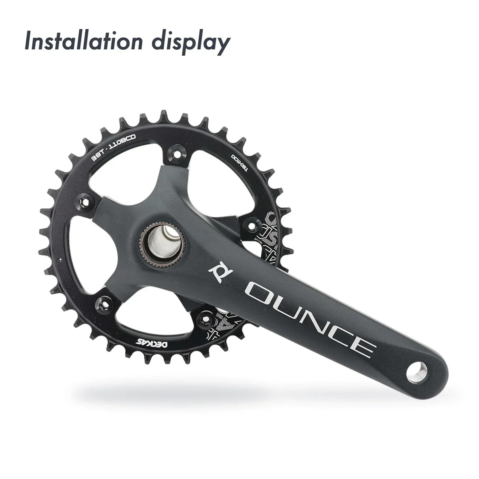 Deckas Chainring Round 110BCD for Force Red Rival S350 S900 36T To 56T