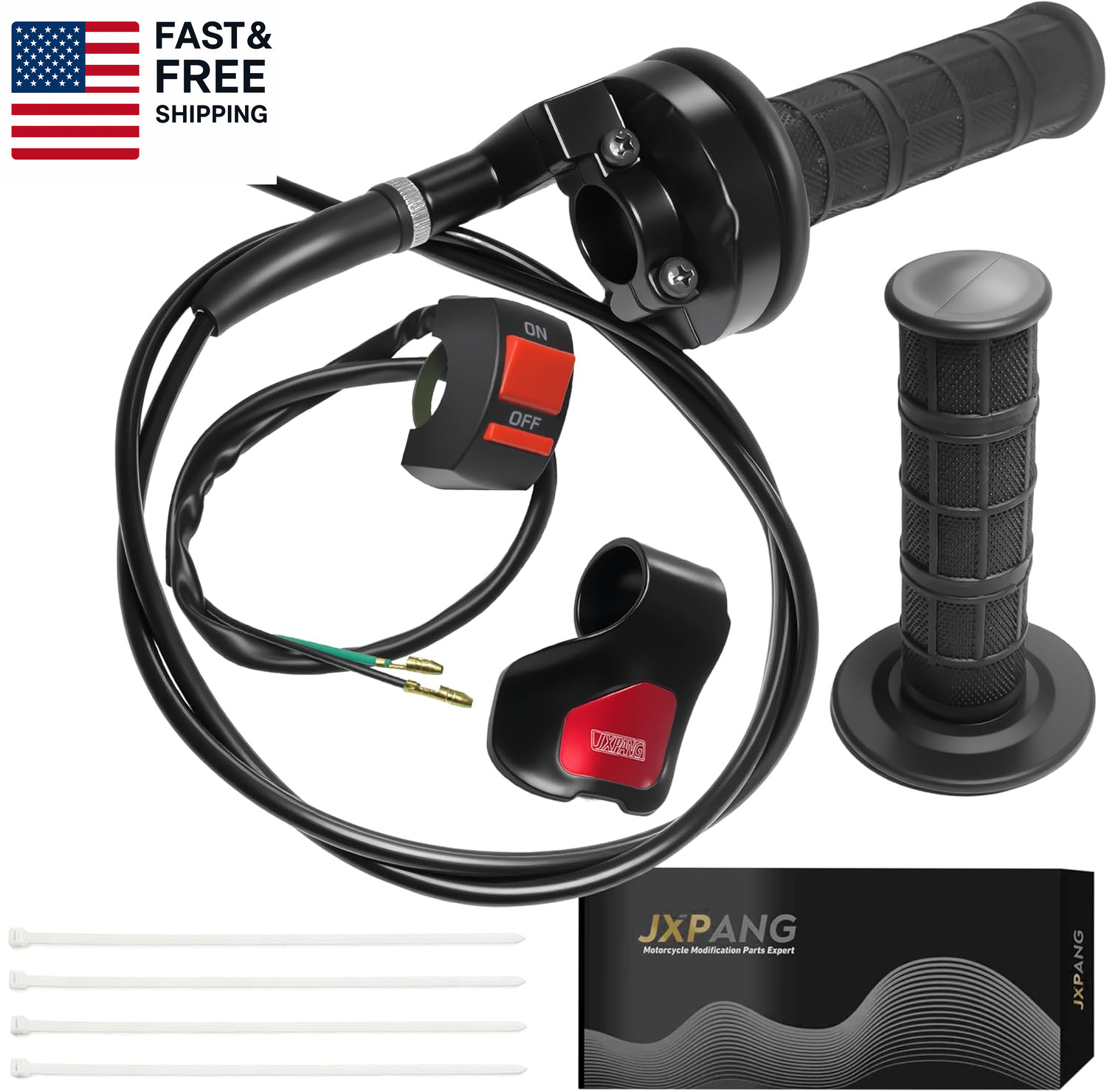 Universal Mini Bike Throttle Assembly&Cable Kit | Direct Replacement for Coleman