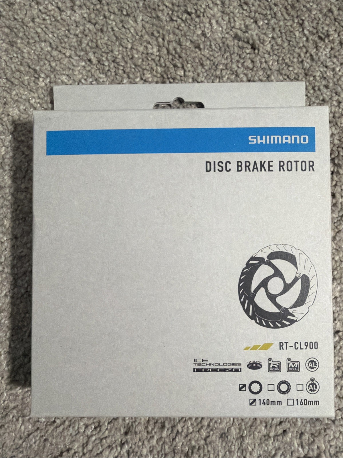 Shimano RT-CL900 Disc Brake Rotor – 140mm – IRTCL900SSI