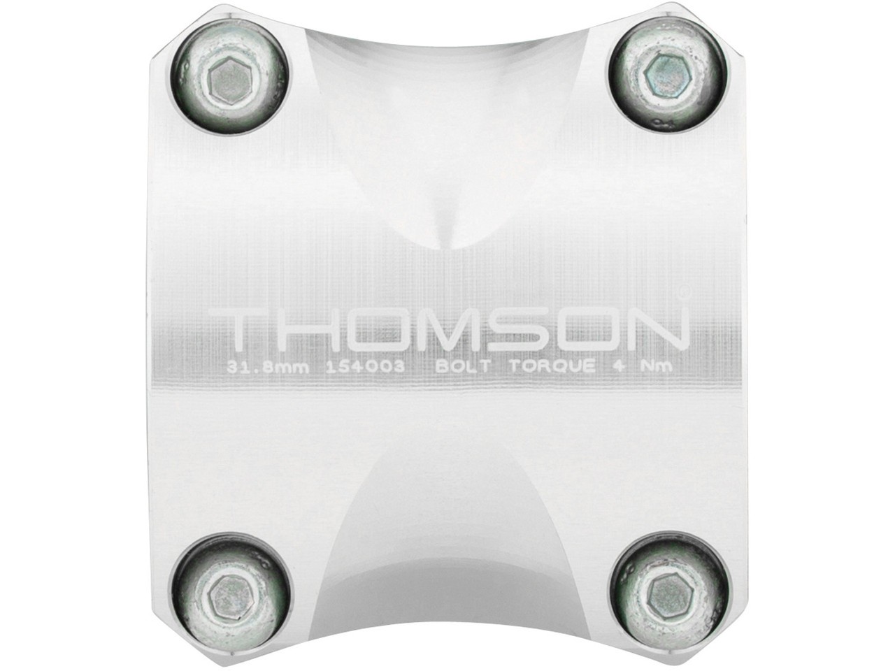 Thomson Elite X4 Mountain Stem – 70mm 31.8 Clamp +/-10, 1 1/8″ Aluminum Silver