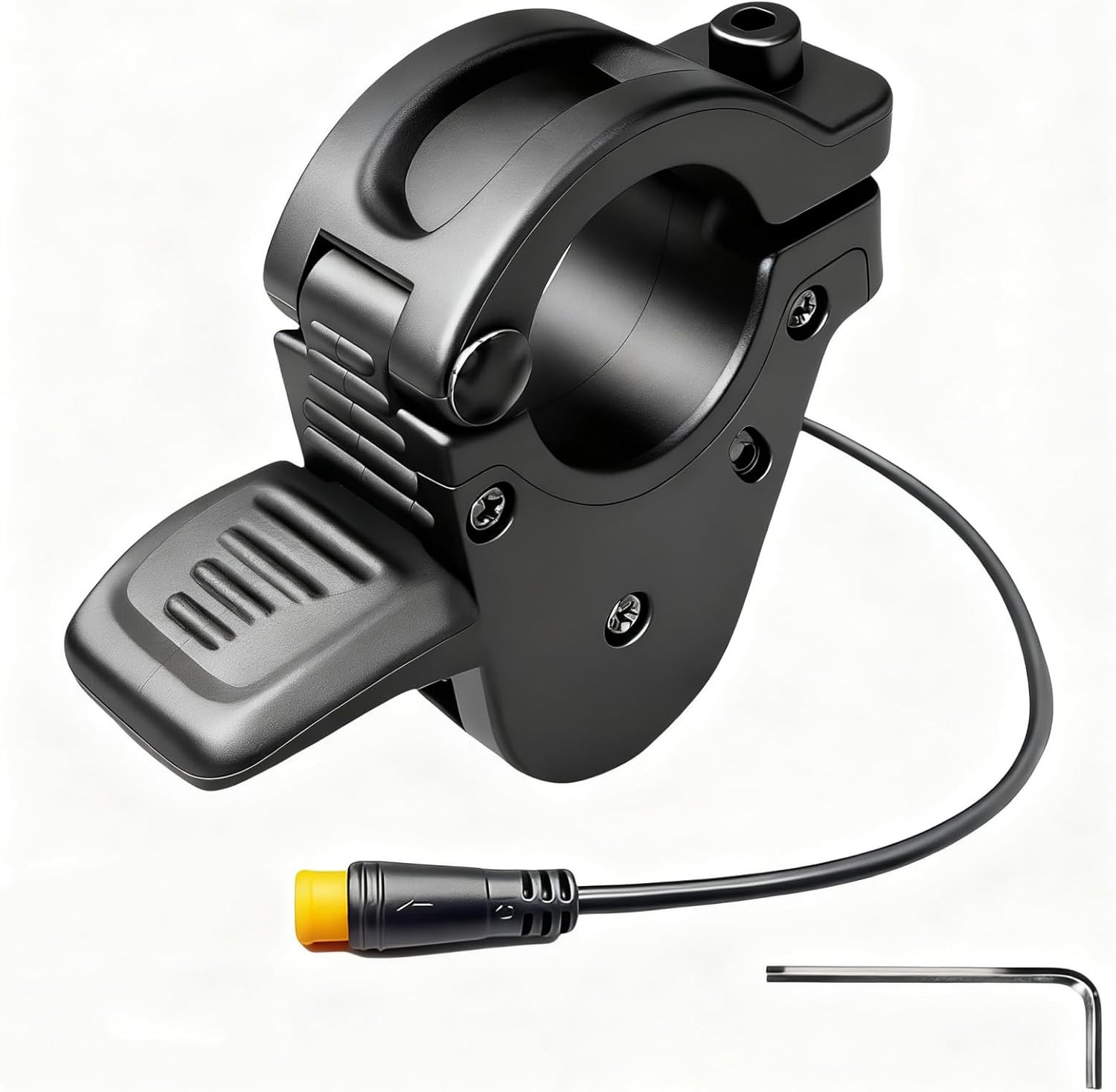 Ebike Thumb Throttle,12V/24V/36V/48V/52V/60V/72V 3-Pin M8 Waterproof Ebike Throt