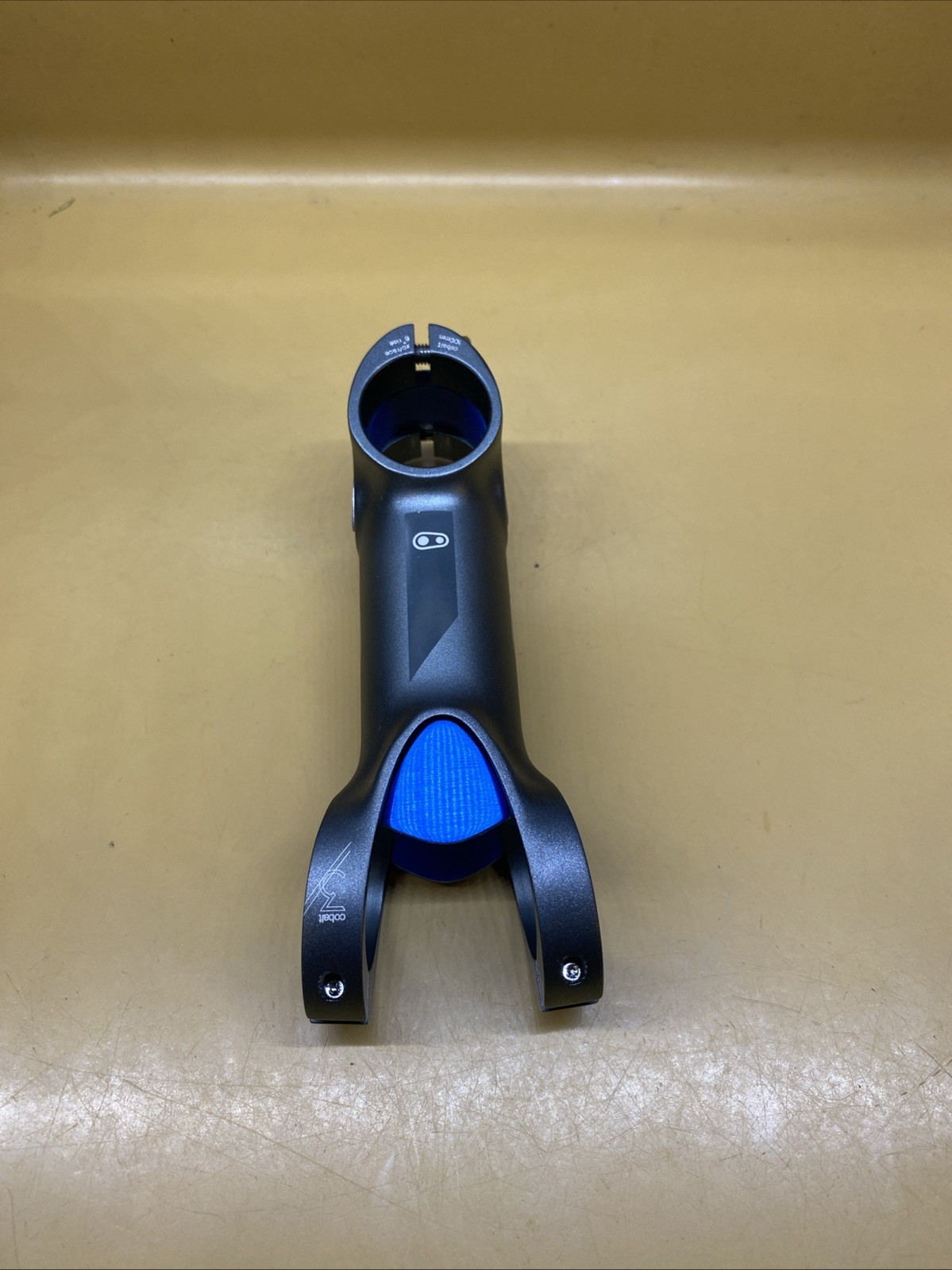 Iron/Blue Crankbrothers Cobalt 3 XC 100mm x 31.8 x 6* x 1-1/8i” Threadless Stem