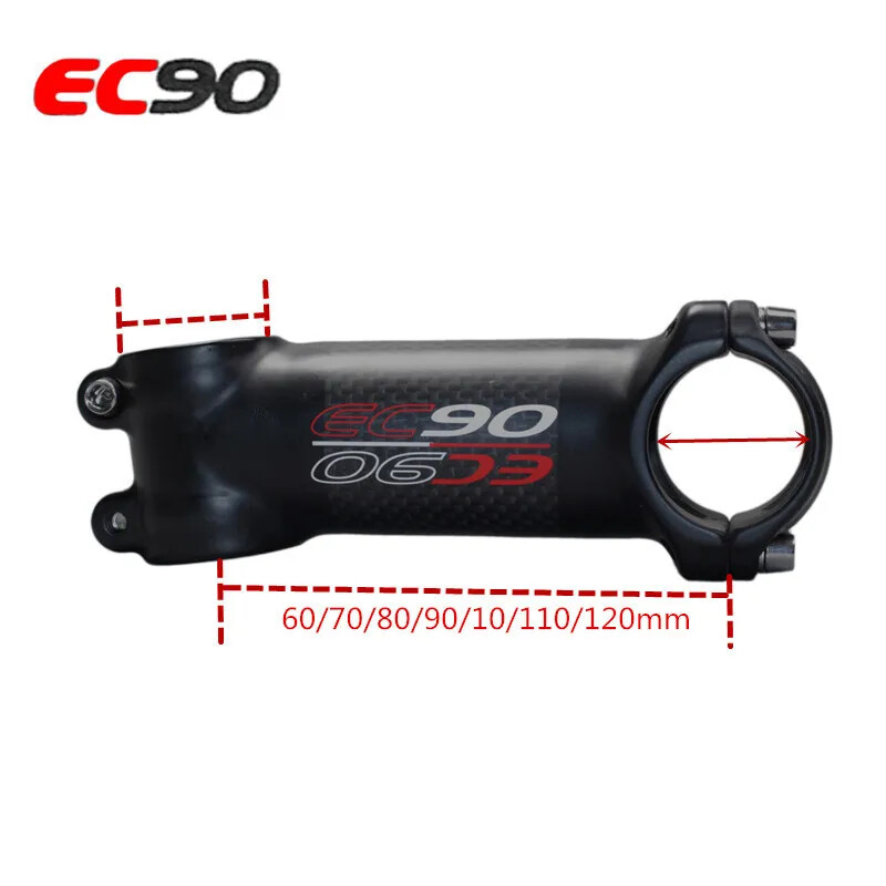 Carbon Stem 31.8mm Bike Handlebar Stem 6/17 Degree 60-120mm Bike Part