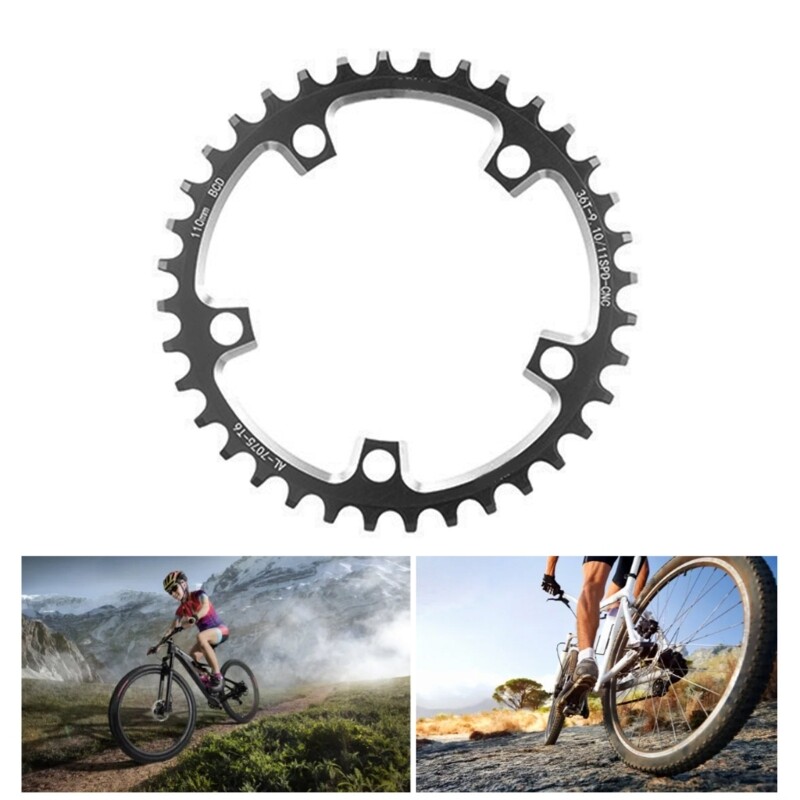 Wide Narrow Teeth Chainring Aluminum Alloy Mountain Bike Chainring 110/130BCD