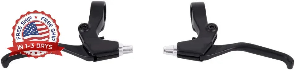 WAKE Bicycle Brake Levers 2pcs Mountain Bike Brake Handles 4 Finger 2.2cm Diamet