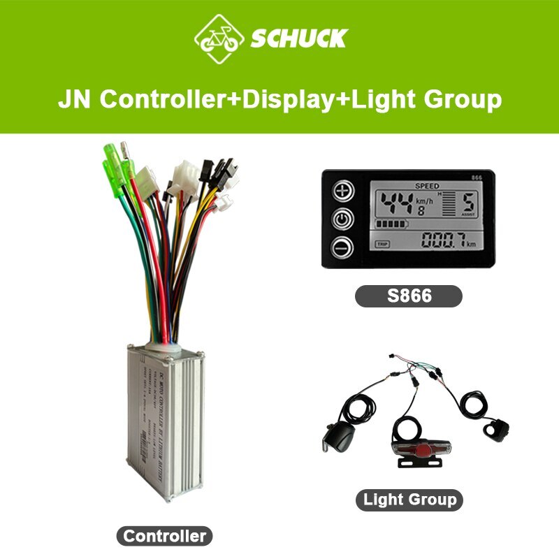 36V 48V 15-35A E-bike Controller Kit with Display for Electric Bike Parts