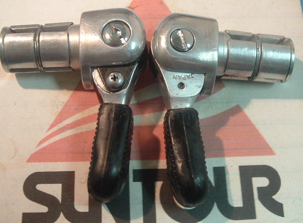 Suntour Bar Con #3090 Bar End Road Shifters -Vintage- 2/3 x 5/6/7/8-Spd-